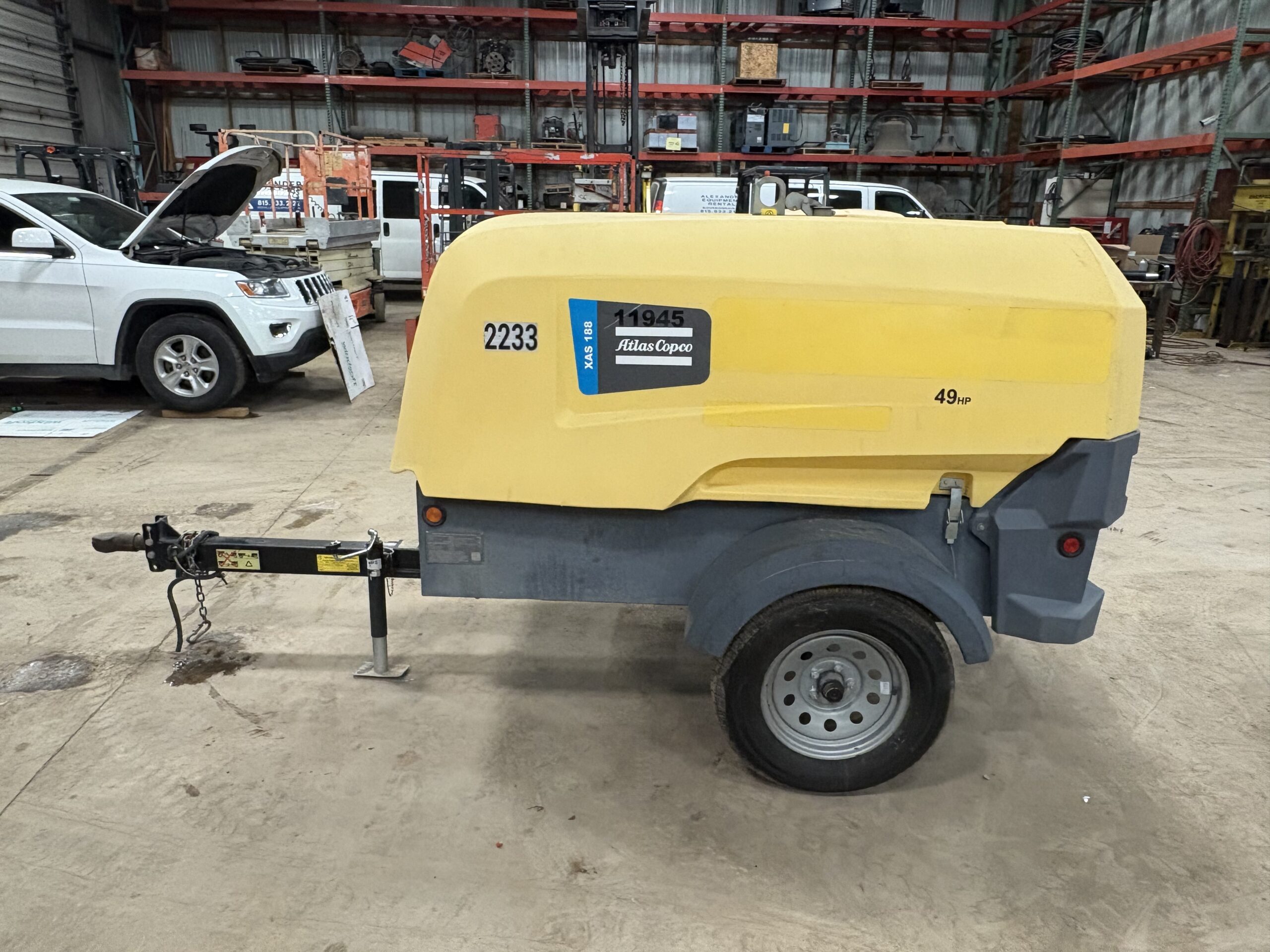 2021 Atlas Copco XAS 188 KD8